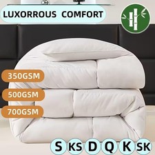 Bamboo Quilt Duvet Doona 100% Bamboo Blend Fill Winter Summer Aus Stock All Size
