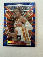 2023-24 Panini Donruss Optic My House Trae Young #8 Blue Prizm /85