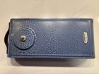 Antique Thorens Excelda Blue Gramophone Swiss Portable Phonograph — photo 1