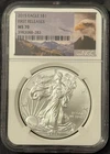 2015 American Silver Eagle $1 Silver Coin NGC MS70 First Releases Eagle Label