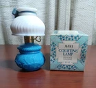 AVON 1970 COURTING LAMP Vintage BROCADE COLOGNE  Full Milk Glass