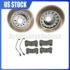 Brand New Front Brake Rotors & pads Set For 2011-2020 Bentley Mulsanne