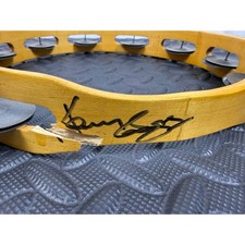 Kenny Rogers Tambourine Autographed 1938 2020 Beckett Authenticated Signed