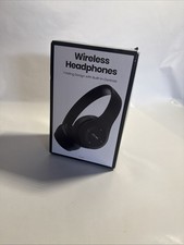 Kids Black Portable Over Ear Bluetooth Wireless Headphones