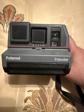 Polaroid Impulse Camera With Built In Flash. Vintage. Untested