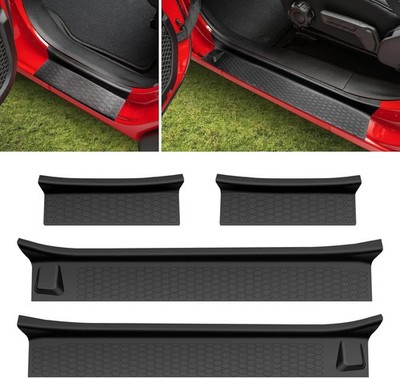 Utiiy Door Sill Guards Kit Fit for 2018-2025 Jeep Wrangler JL Unlimited, Door