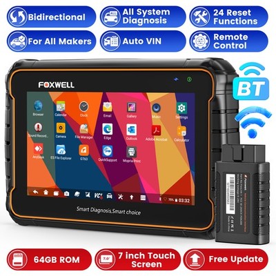 Foxwell GT60 Bluetooth Bidirectional All System OBD2 Scanner DPF Injector SAS