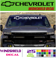 Chevrolet Windshield Decal For Truck Cars Suv 18 20 24 30 40 50 Ws31 Chevrolet Windshield Decal For Truck Cars Suv 18 20 24 30 40 50 Ws31