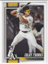 2026 Colby Thomas Topps Series 1 RC Rookie Card Athletics #213