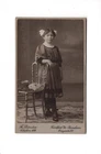 CDV photo fine young girl-Frankfurt Main-Bornheim around 1910