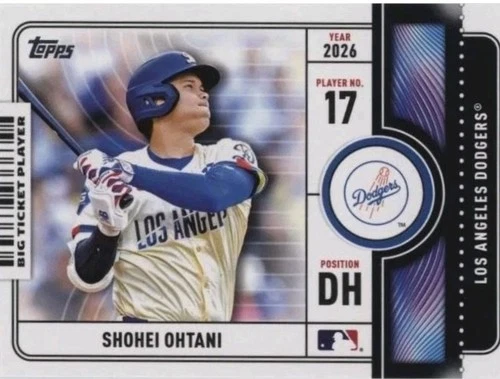 2026 Topps Series 1 - Big Ticket Players Shohei Ohtani Card #BTP-3 Dodgers
