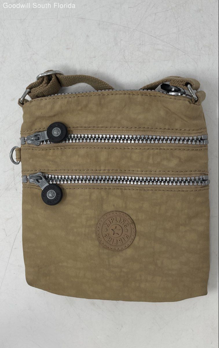 Kipling Womens Brown Adjustable Strap Triple Zip … - image 1