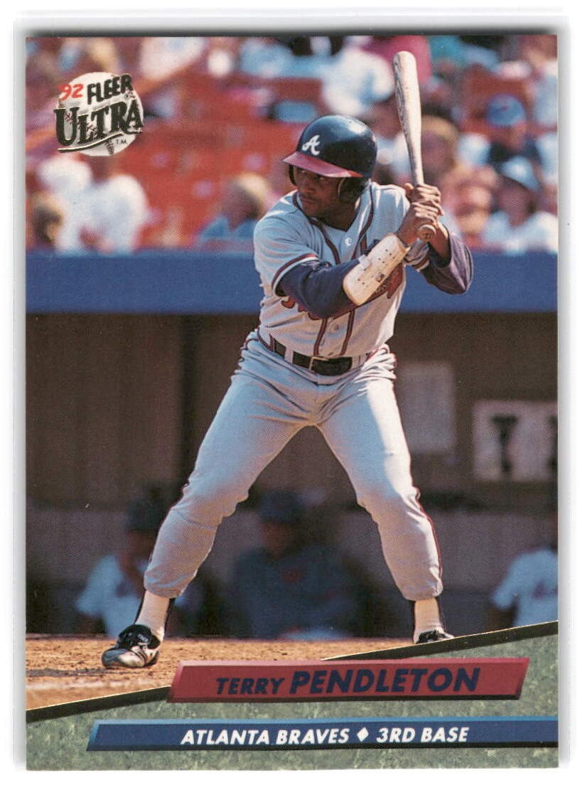 Terry Pendleton 1992 Ultra Baseball #167 Atlanta Braves