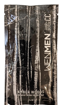 WEN MEN Chaz Dean Amber Woods Hair & Body CC 2oz Travel Size x3 NEW Authentic
