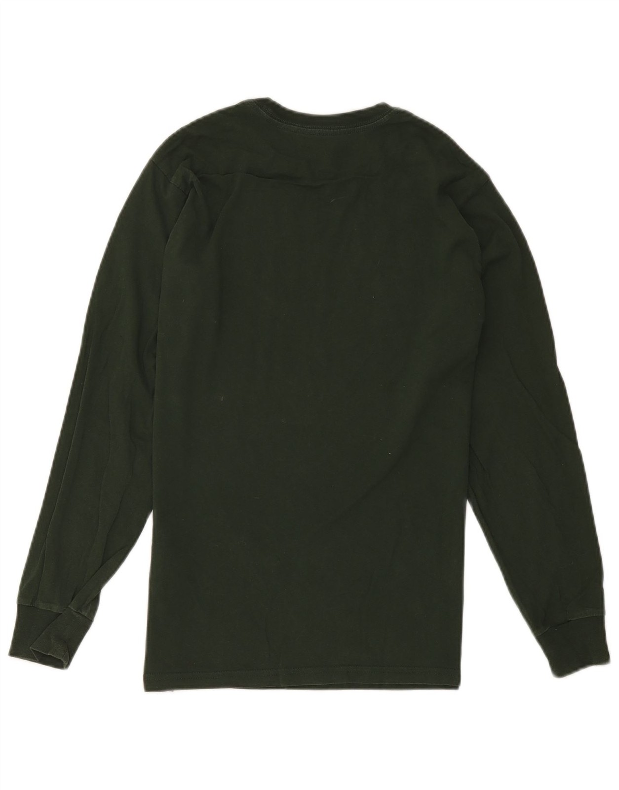Vans Mens Graphic Top Long Sleeve Small Green Cotton EB14 image 2