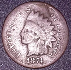 1874 INDIAN HEAD CENT 1C