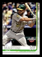 2019 Topps Opening Day  Nick Martini #159 Oakland Athletics  RC