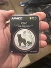 2022 Australian Lunar Year of the Tiger 1oz Silver Coin Apmex TEP