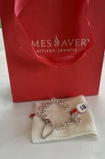 JAMES AVERY Sterling Silver Connected Hearts Charm Bracelet  *New* (8 Inches) LG