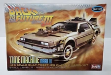 New! POLAR LIGHTS Back To The Future Part III Time Machine 1:25 Scale Model Kit