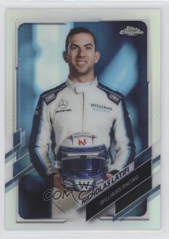 2021 Topps Chrome Formula 1 F1 Racers Refractor Nicholas Latifi #20 11ur