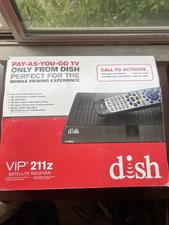 DISH Network ViP211z HD Satellite TV Receiver Mobile Viewing Pay As U Go RV Etc