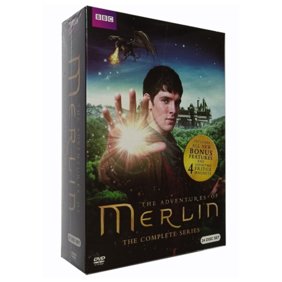 Merlin: The Complete TV Series, Seasons 1-5 (DVD, , 24-Disc Set) Region 1*Sealed