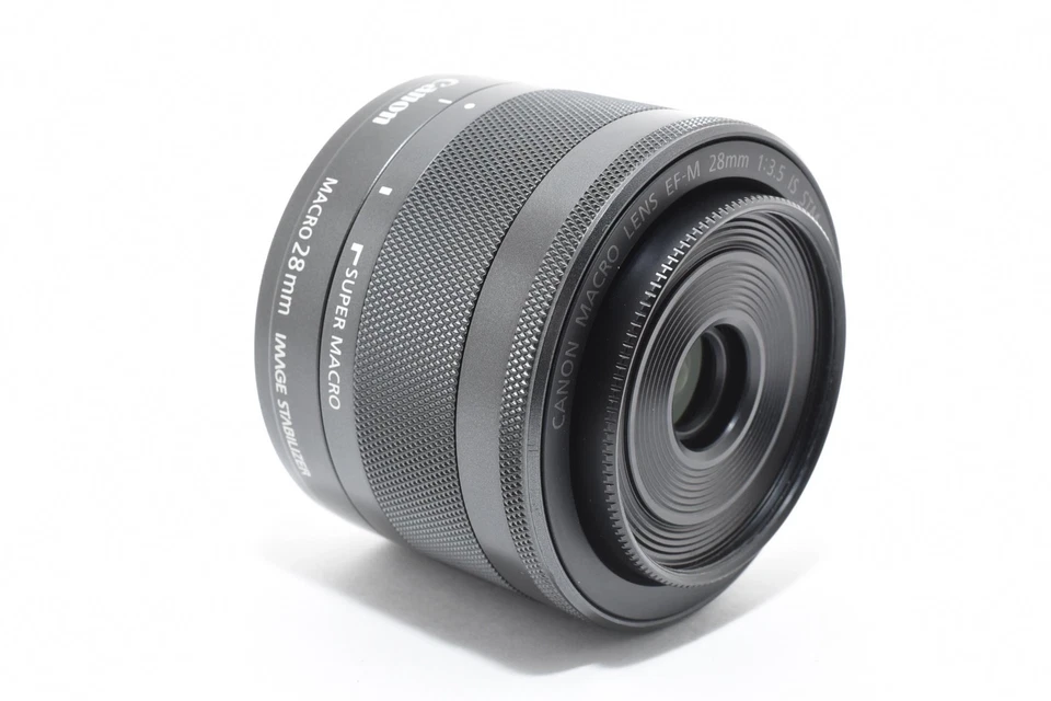 Canon EF-M 28mm f/3.5 Macro IS STM Lens Black From Japan [Exc+++] #A - Image 4 of 4