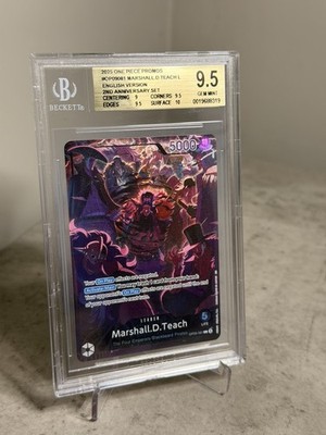 Marshall.D.Teach [2nd Anniversary] OP09-081 from Emperors In The New World () – Pokémon card