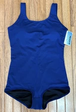 New Sporti HydroLast One Piece Swimsuit Conservative Scoop Back Size 10 (G4-13)