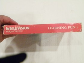 Intellivision INTV Learning Fun I 1 Video Game Complete w/ Aftermarket Overlays