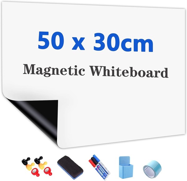 Whiteboard Folie Magnetisch Selbstklebend 50 X 30 Cm FüR Schule BüRo Zuhause-image