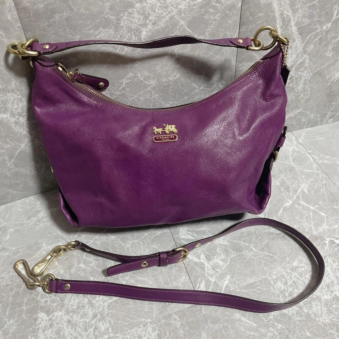 Coach Madison Shoulder Bag Purple Bags & Handbags for Women for