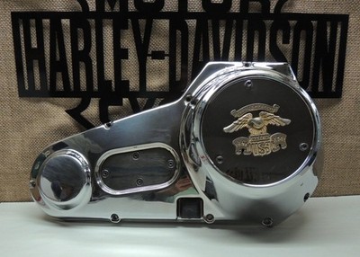HK (Aftermarket) Harley '77-84 Shovelhead FX Chrome Outer Primary Clutch Cover