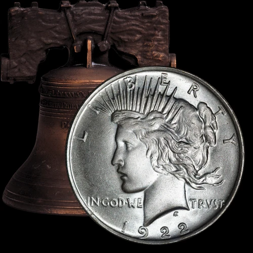 1922 S Peace Silver Dollar Beautiful Coin BU GEM