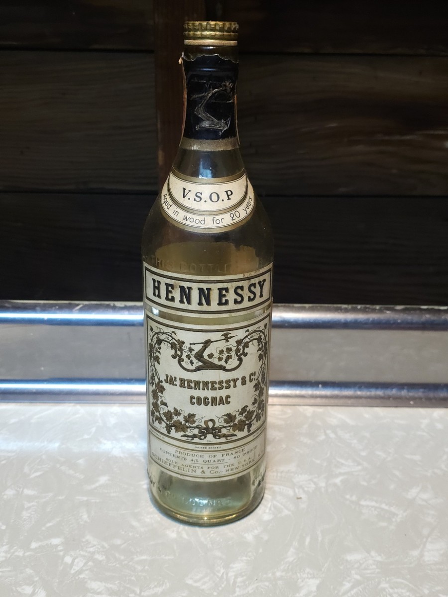Empty Vintage 1940 Hennessy Cognac 5th Bottle France - Rare | eBay