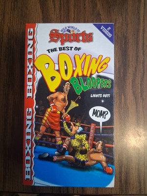 WILD WORLD OF SPORTS The Best of Boxing Bloopers- 2-Tape Set (VHS/EP) 
