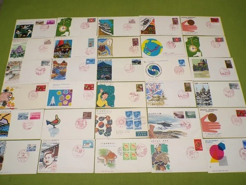 LOT OF 50 VINTAGE JAPAN 1970'S-MAINLY 1960'S FIRST DAY COVER-#2-MUST SEE!