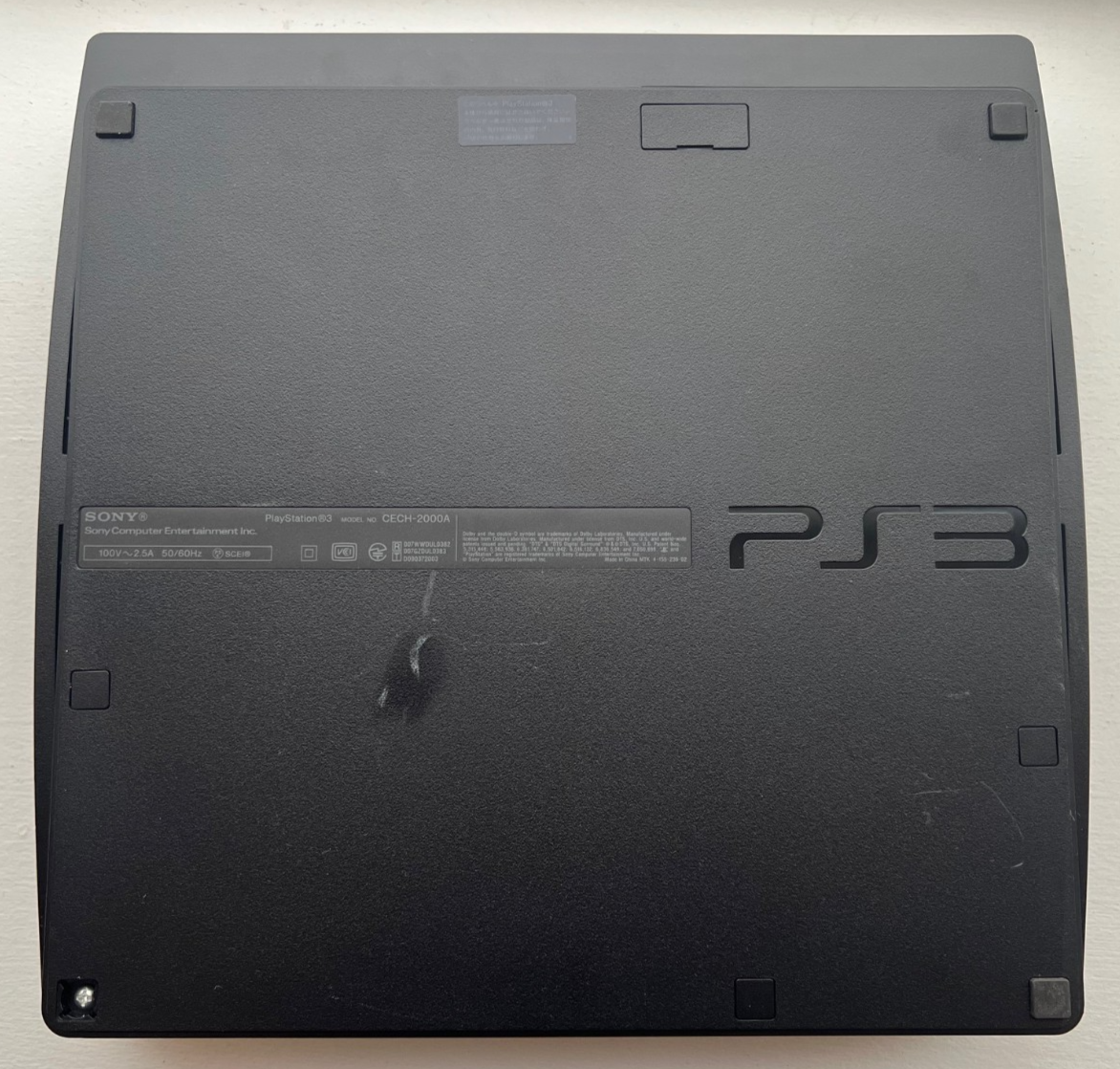 Sony PS3 Slim Console - CECH-2000A - Black - Japanese - Excellent
