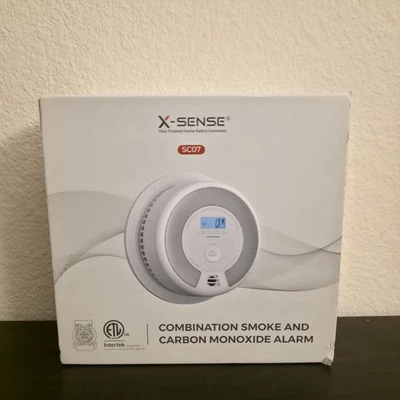 X-Sense SC07 Combination Smoke And Carbon Monoxide Alarm - NEW