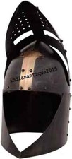 Medieval Knight Ancient Armor Roman Helmet Sugarloaf Spartan Helmet with Stand R