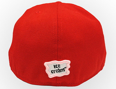 NEW ERA 59fifty BBC - ICE CREAM - BASEBALL CAP - RED | eBay