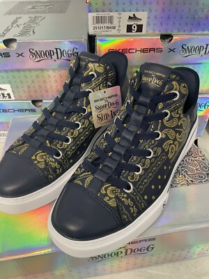 SKECHERS x SNOOP DOGG ブラックスニーカー Amazon.com | Skechers X Snoop,Snoop ONE-Double G,BKGD, 5 M