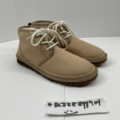 UGG Mens Neumel Natural Ankle boots tencel lined in neutral hemp upper sz 10‎ UGG Mens Neumel Natural Ankle boots tencel lined in neutral  main image 3
