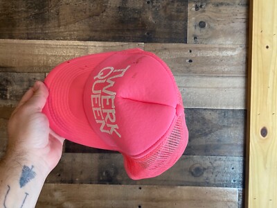 Twerk Queen Double Snapback Hat Foam Front Retro Throwback Pink