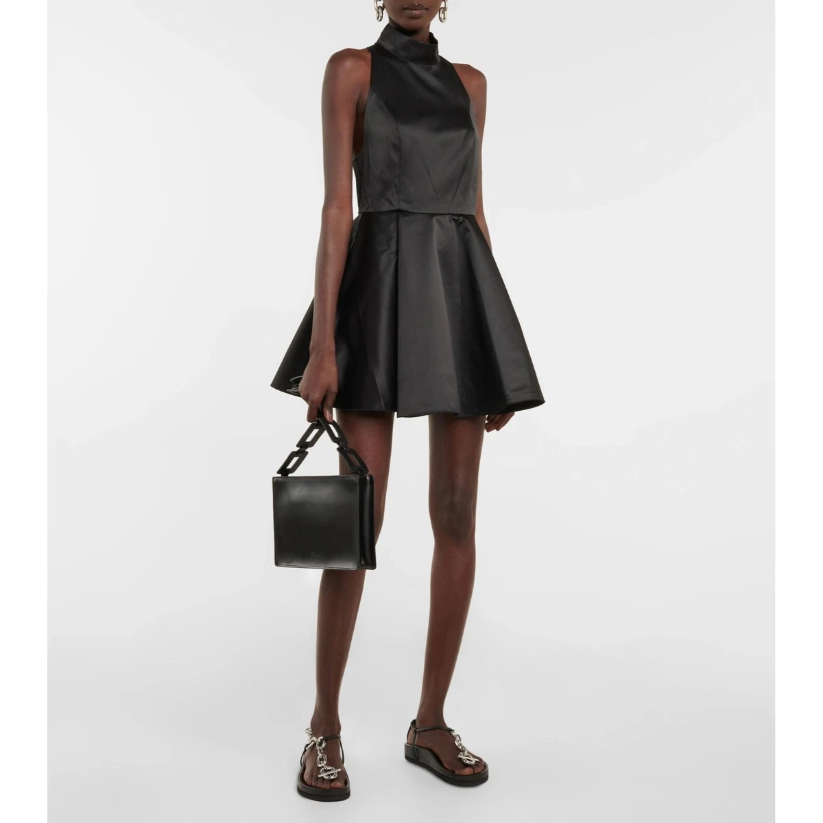 Rotate satin mini dress cheap