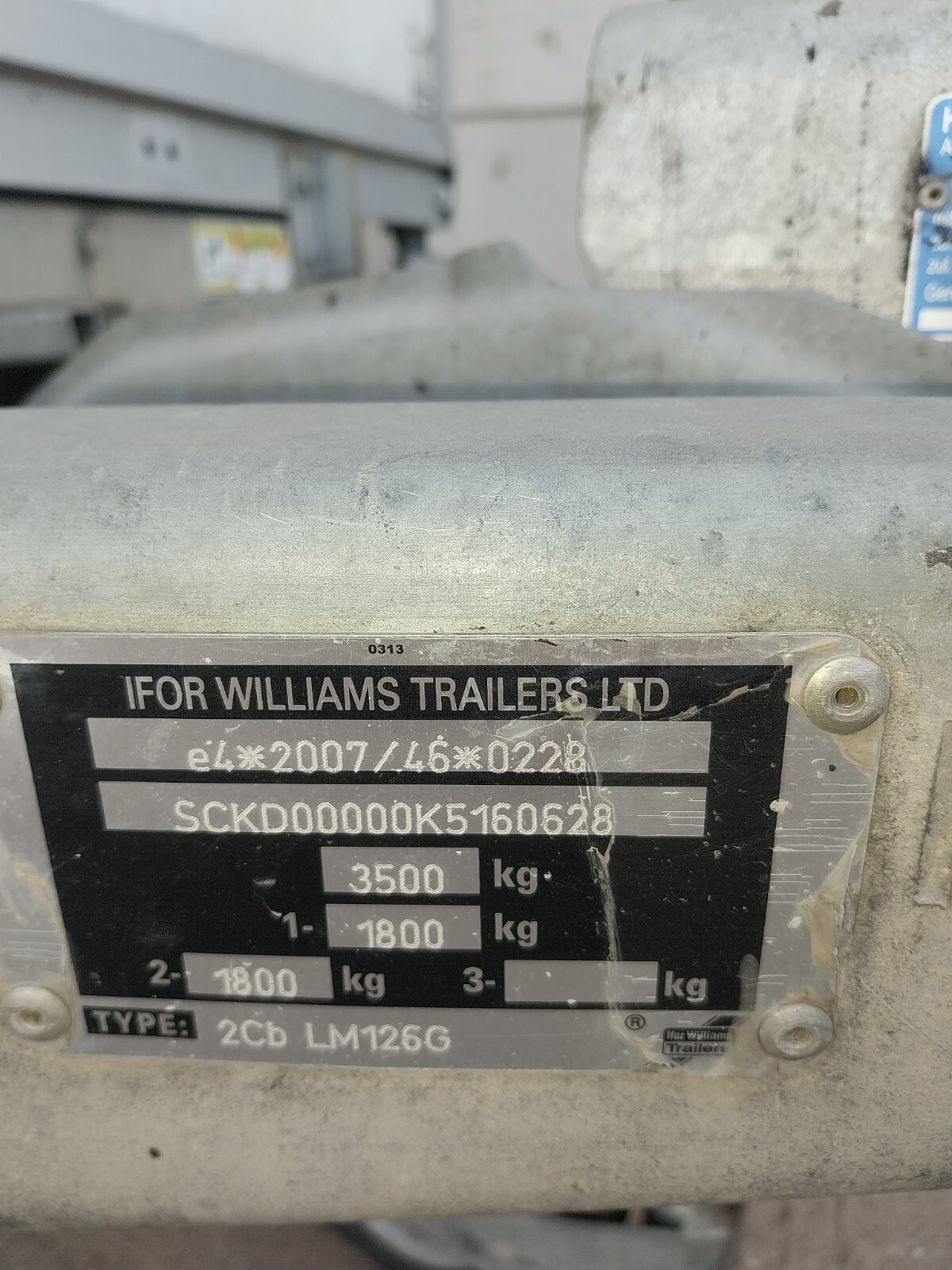 twin axle box trailer eBay