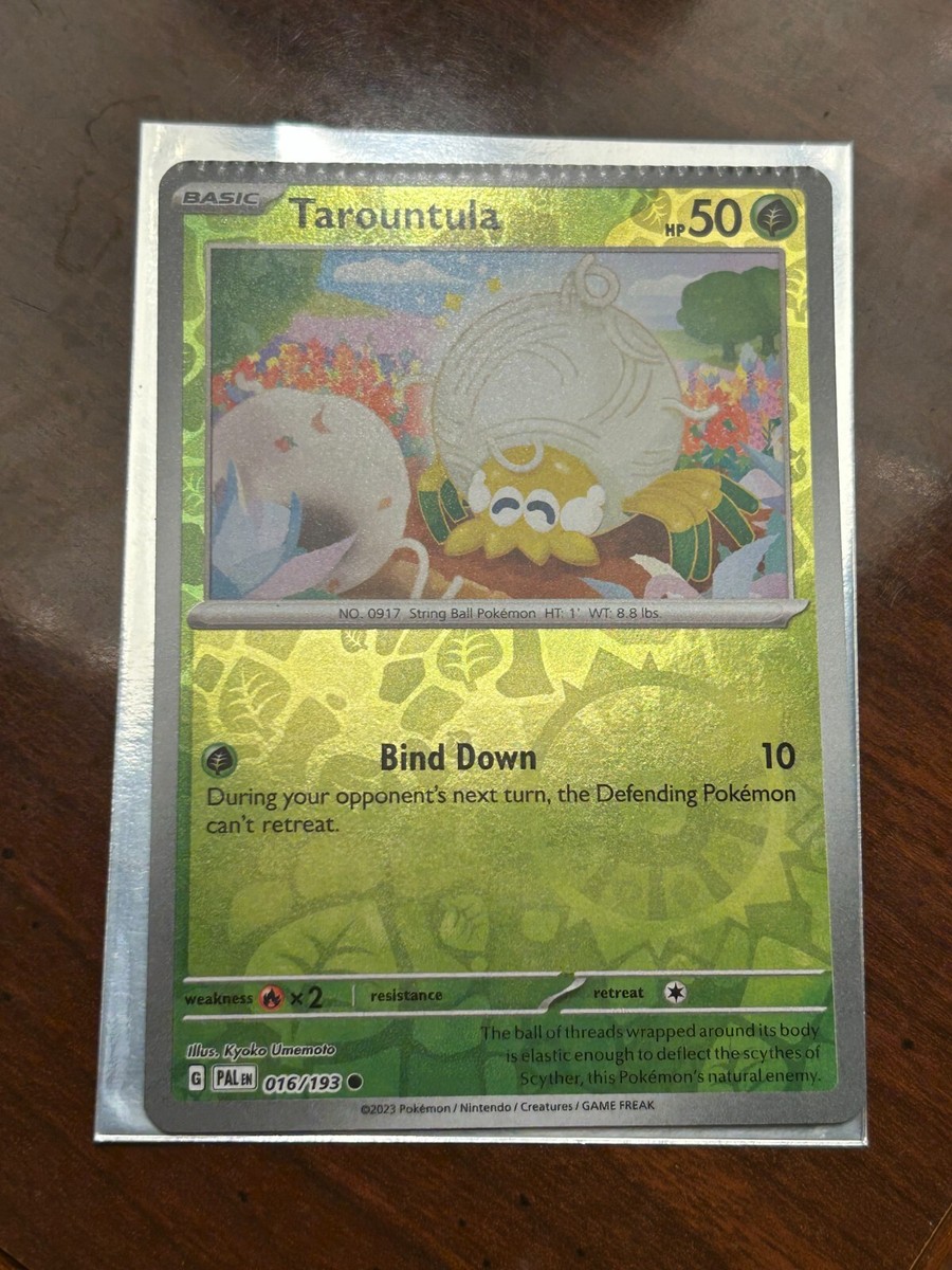 MISPRINT CRIMPED ERROR Tarountula 016/193 Reverse Holo PAL - Pokemon Card - NM | eBay MISPRINT CRIMPED ERROR Tarountula 016/193 Reverse Holo PAL - Pokemon Card - NM | eBay