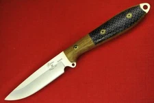 2017 Busse Custom Short 3.6" Elmax Steak Knife .095" Elmax Canvas G-rexed C-Tek 