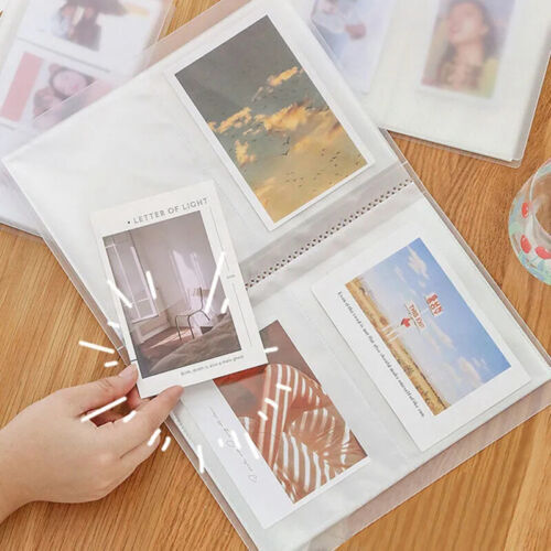 Small Photo Album 5x7 Hold 50 Vertical Photos with Memo Slip-in
